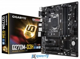 GIGABYTE (s1151, Intel Q270, PCI-Ex16) (GA-Q270M-D3H)