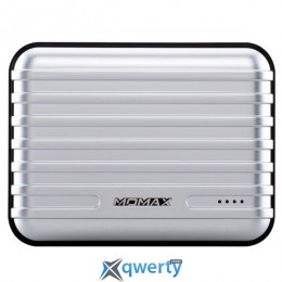 MOMAX iPower GO+ Luggage External Battery Pack 13200mAh Silver (IP24APS)
