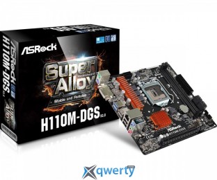 ASRock H110M-DGS R3.0 (s1151, Intel H110, PCI-Ex16)