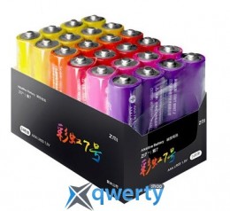 Rainbow AAA batteries 24 шт