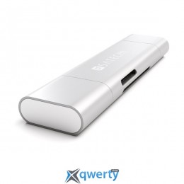 Satechi Aluminum Type-C USB 3.0 and Micro/SD Card Reader Silver (ST-TCCRAS)