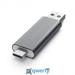 Satechi Aluminum Type-C USB 3.0 and Micro/SD Card Reader Space Gray (ST-TCCRAM)