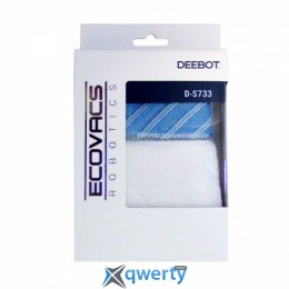 ECOVACS Advanced Wet/Dry Cleaning Cloths for DEEBOT DM81,DM88 (D-S733)
