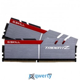 G.SKILL Trident Z Silver/Red DDR4 3200MHz 16GB (2x8GB) XMP PC-25600 (F4-3200C16D-16GTZB)