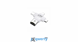 Coteetci 4 in 1 Card Reader White (CS5125-WH)