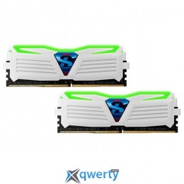 GeIL DDR4-2133 163GB PC4-17000 (2x8GB) Super Luce White-Green LED (GLWG416GB2133C15DC)