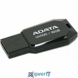 ADATA 16GB USB 2.0 UV100 Black (AUV100-16G-RBK)