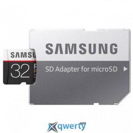 Samsung 32GB microSDHC C10 UHS-I U3 R100/W90MB/s Pro Plus + SD адаптер (MB-MD32GA/RU)