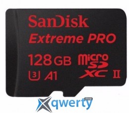 SanDisk 128GB microSDXC V30 A1 UHS-I U3 R100/W90MB/s 4K Extreme Pro + SD (SDSQXCG-128G-GN6MA)