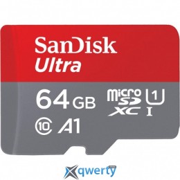SanDisk 64GB microSDXC C10 UHS-I R100MB/s Ultra (SDSQUAR-064G-GN6MA)