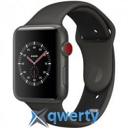 Apple Watch Edition GPS + LTE MQKE2 42mm Gray Ceramic Case with Gray/Black Sport