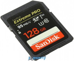 SanDisk 128GB SDXC V30 UHS-I U3 R95/W90MB/s 4K Extreme Pro (SDSDXXG-128G-GN4IN)