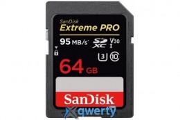 SanDisk 64GB SDXC V30 UHS-I U3 R95/W90MB/s 4K Extreme Pro (SDSDXXG-064G-GN4IN)