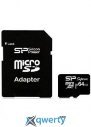 Silicon Power 64GB microSDXC C10 UHS-I + adapter Superior (SP064GBSTXDU1V10SP)