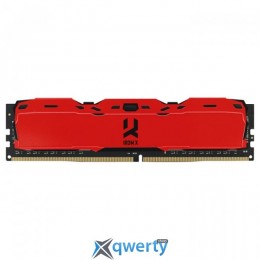 Goodram DDR4-3000 8GB PC4-24000 IRDM X Red (IR-XR3000D464L16S/8G)