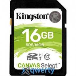 Kingston 16GB SDHC class 10 UHS-I Canvas Select (SDS/16GB)