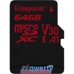 Kingston 64GB microSDXC class 10 UHS-I U3 (SDCR/64GBSP)