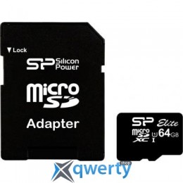 Silicon Power 64GB microSDXC Class 10 UHS-ISDR (SP064GBSTXBU1V10SP)