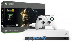 Xbox One X 1TB Special Edition Robot White + Fallout 76