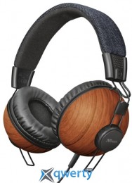 TRUST Noma Headphones джинсовая древесина (22637)