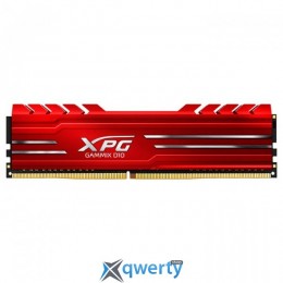 ADATA XPG Gammix D10 Red DDR4 2400MHz 8GB (AX4U240038G16-SRG)