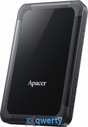 HDD 2.5 USB-A 5Gbps Apacer AC532 Shockproof 1TB Black (AP1TBAC532B-1) 4712389915283