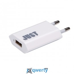 JUST Trust USB Wall Charger (1A/5W, 1USB) White (WCHRGR-TRST-WHT)
