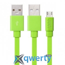 JUST Freedom Micro USB Cable Green (MCR-FRDM-GRN)