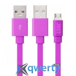 JUST Freedom Micro USB Cable Pink (MCR-FRDM-PNK)