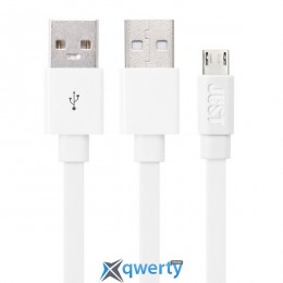 JUST Freedom Micro USB Cable White (MCR-FRDM-WHT)