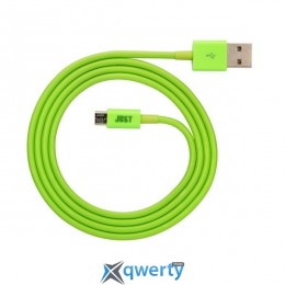 JUST Simple Micro USB Cable Green 1M (MCR-SMP10-GRN)