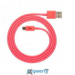 JUST Simple Micro USB Cable Pink 1M (MCR-SMP10-PNK)