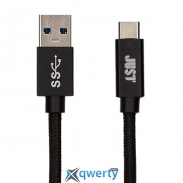 JUST USB 3.0 to USB Type-C 3.1 Cable 1,2M (Gen.1) Black (no box) (UTC31-USB30-BLCK_NB)