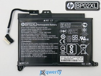 Батарея для ноутбука HP BP02XL 7.7V 5150mAh Black