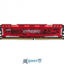 Micron Crucial Ballistix Sport DDR4-2400 8GB PC4-19200 (BLS8G4D240FSE) Red