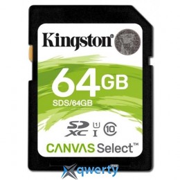 Kingston 64GB SDXC C10 UHS-I R80MB/s (SDS/64GB)