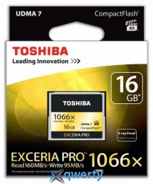 TOSHIBA 1066X 16GB Compact Flash (CF-016GSG(BL8)