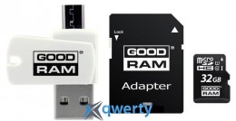 GOODRAM microSDHC 32GB Cl10 UHS I All in One + OTG reader (M1A4-0320R11)