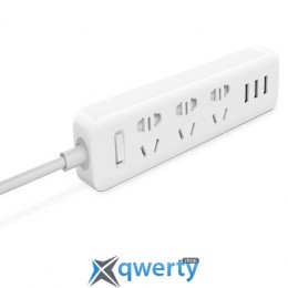 Mi Power Strip (3 розетки + 3 USB-port) White