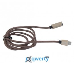 Wesdar T20 microUSB 1m 2A Brown