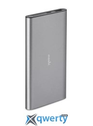 Moshi IonSlim 10K USB-C and USB Portable Battery Titanium Gray (99MO022145)