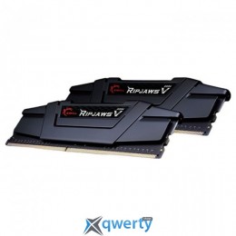 G.SKILL DDR4 3200MHz 16GB (2x8) PC-25600 Ripjaws V Classic Black (F4-3200C14D-16GVK)