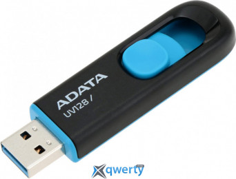 USB-A 3.2 Gen 1 ADATA UV128 32GB Black/Blue (AUV128-32G-RBE)