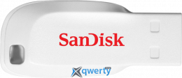 USB-A 2.0 16GB SanDisk Cruzer Blade White (SDCZ50C-016G-B35W)