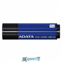 ADATA 64GB S102PRO Blue USB 3.1 (AS102P-64G-RBL)