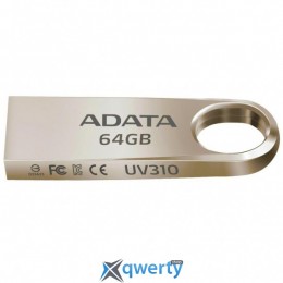 ADATA 64GB UV310 Golden USB 3.1 (AUV310-64G-RGD)