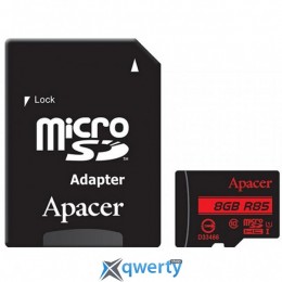 Apacer 8GB microSDHC Class10 UHS-I (AP8GMCSH10U5-R)