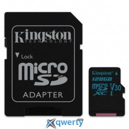 Kingston 128GB microSD class 10 UHS-I U3 Canvas Go (SDCG2/128GB)