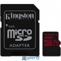 Kingston 32GB microSDHC class 10 UHS-I U3 (SDCR/32GB)