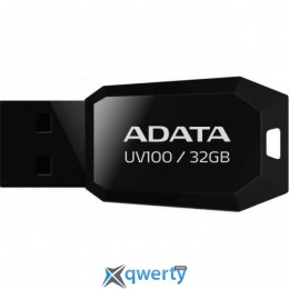 USB-A 2.0 32GB ADATA DashDrive UV100 Black (AUV100-32G-RBK)